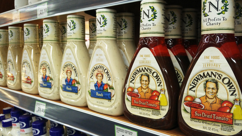 Aisles of Newman's Own dressings