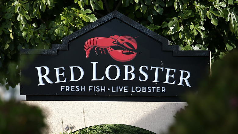 Red Lobster sign