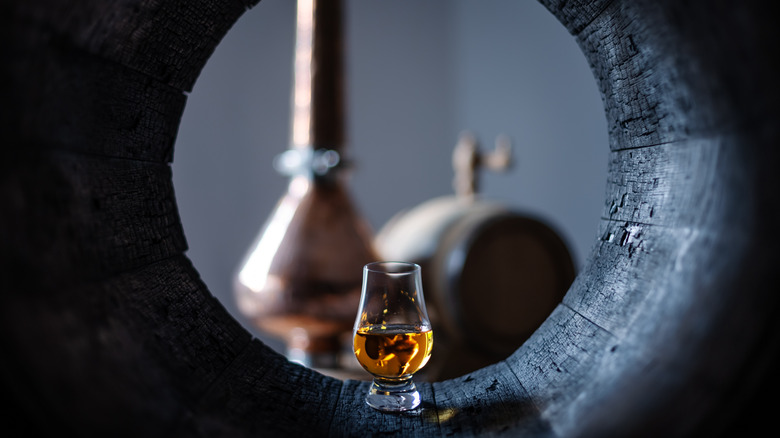 Whiskey before a pot still