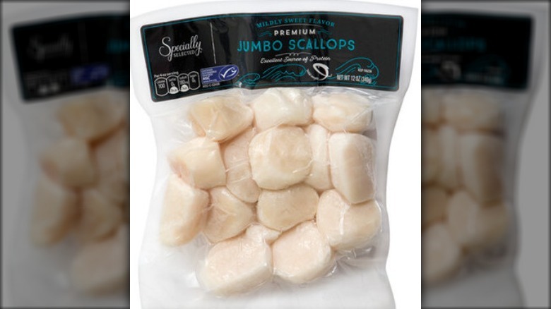 vacuum-sealed frozen scallops