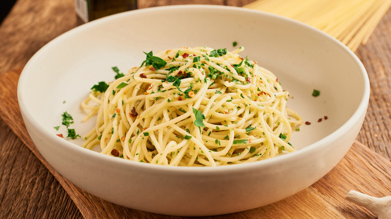 Spaghetti aglio e olio