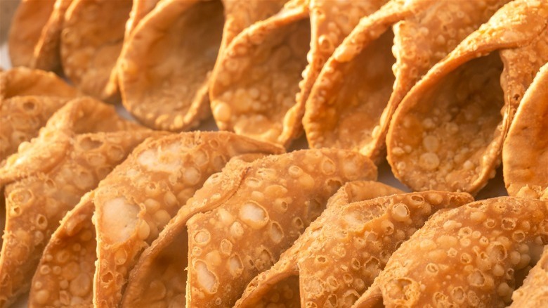 Empty Sicilian cannoli shells