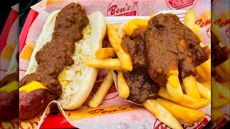 Ben's Chili Bowl half-smoke 