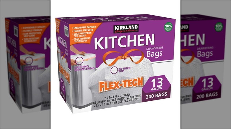 kirkland flex trash bags box