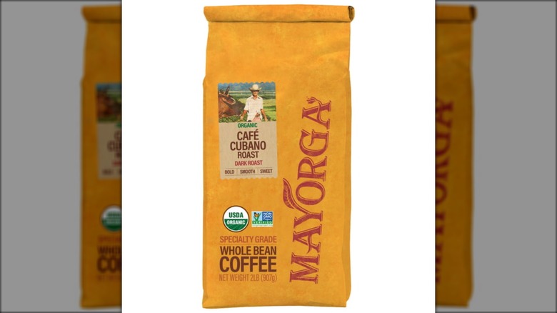 mayorga cubano roast coffee bag