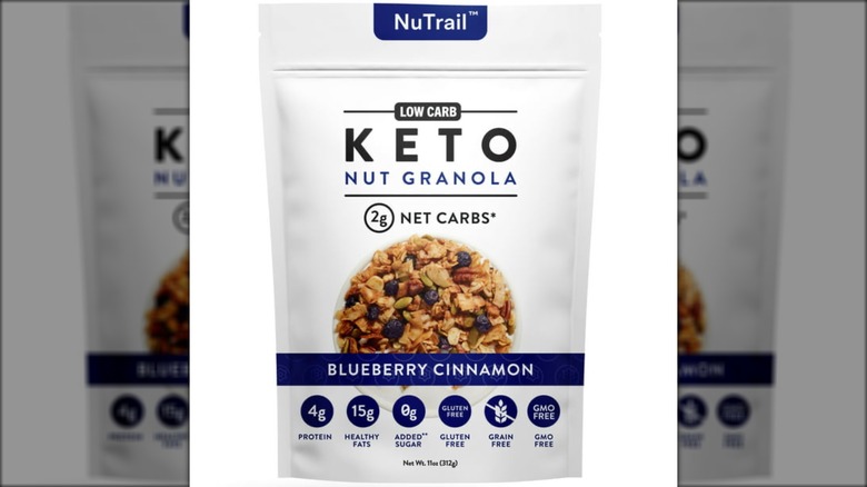 NuTrail Blueberry Cinnamon granola bag