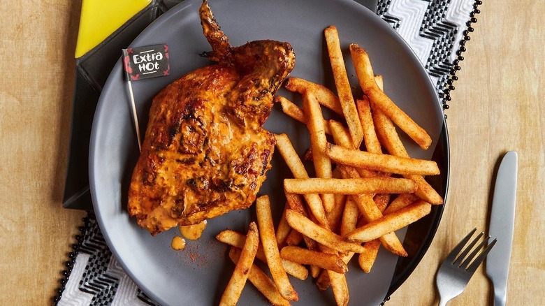 Nando's chicken and fries