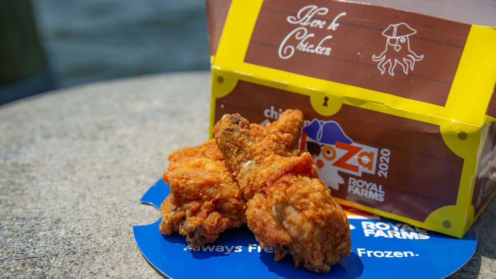 Royal Farms' World Famous chicken from gas station