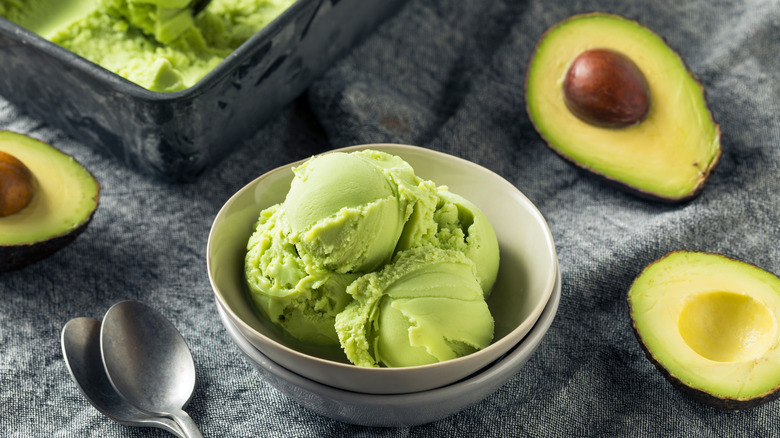 Avocado ice cream