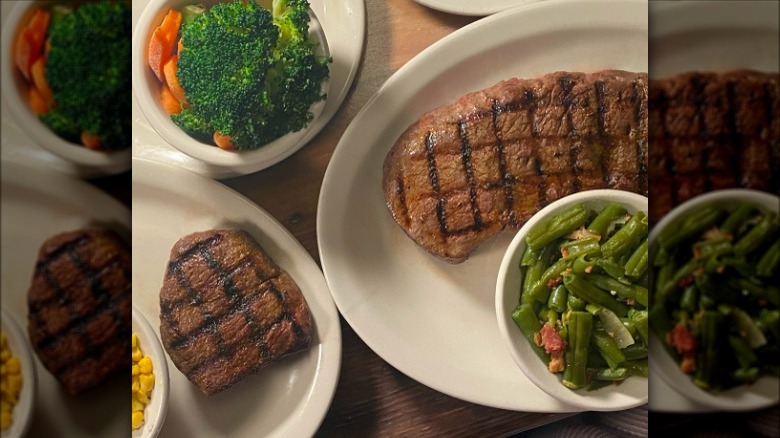 Texas Roadhouse steak plates