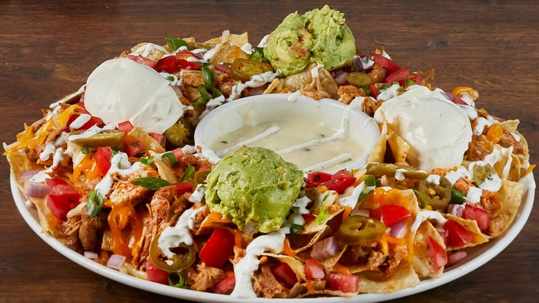 Nachos with Queso Dip