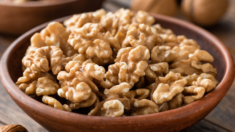 bowl of walnuts