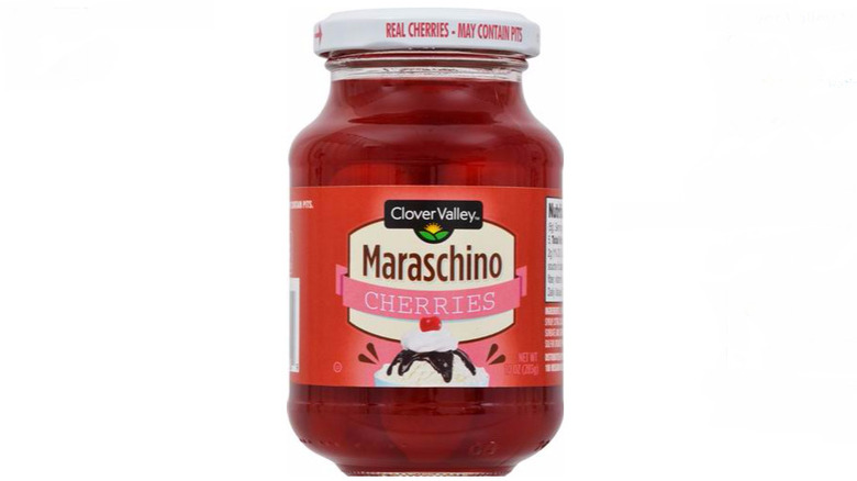 jar of maraschino cherries