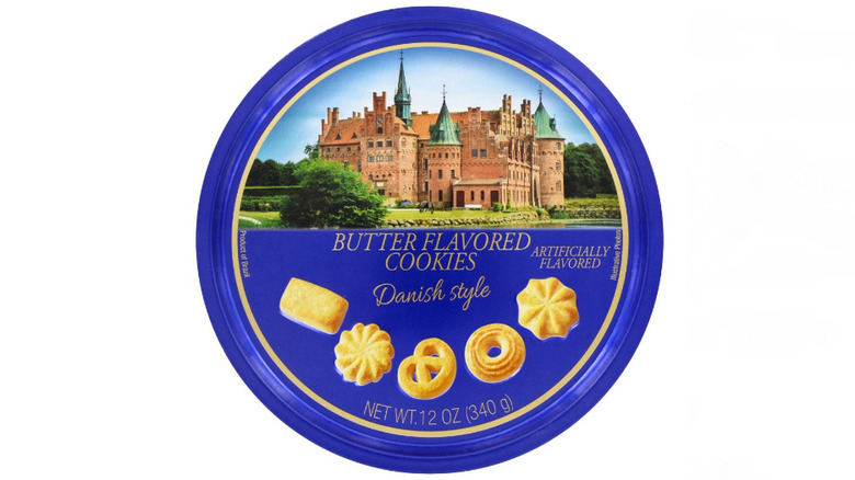 tin of Danish butter cookies