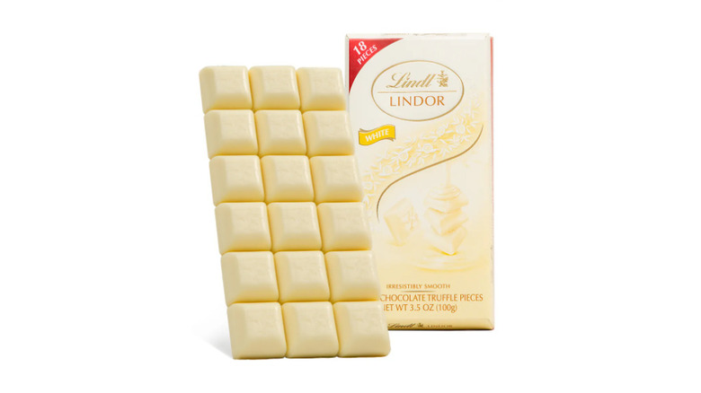 lindt white chocolate truffle bar