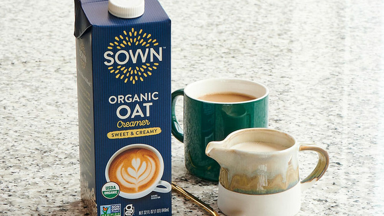 Sown Organic Oat creamer box coffee