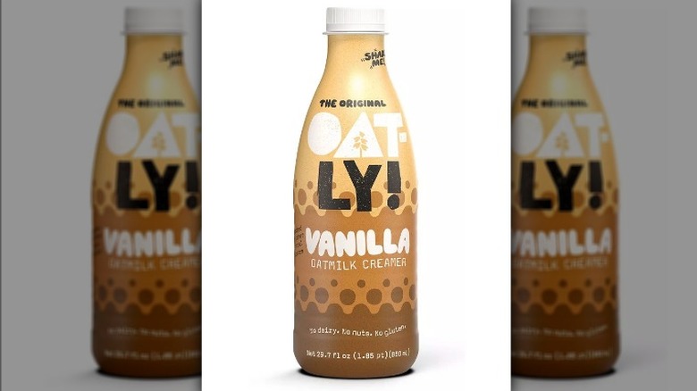 Oatly Vanillia Oatmilk creamer bottle