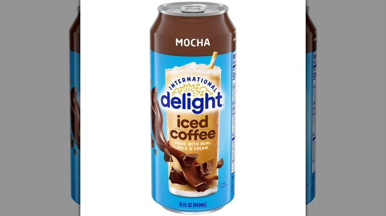 can of International Delight Mocha