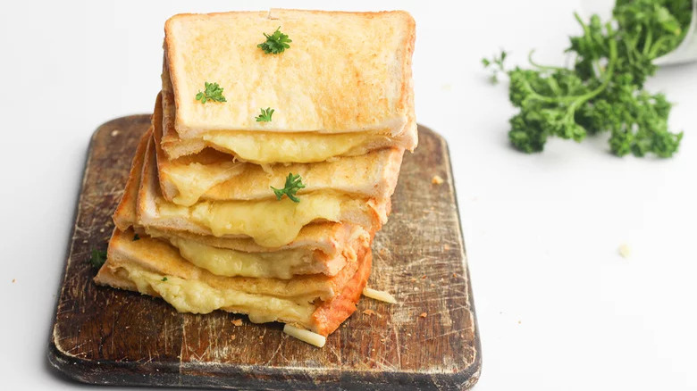 Air fryer grilled cheese