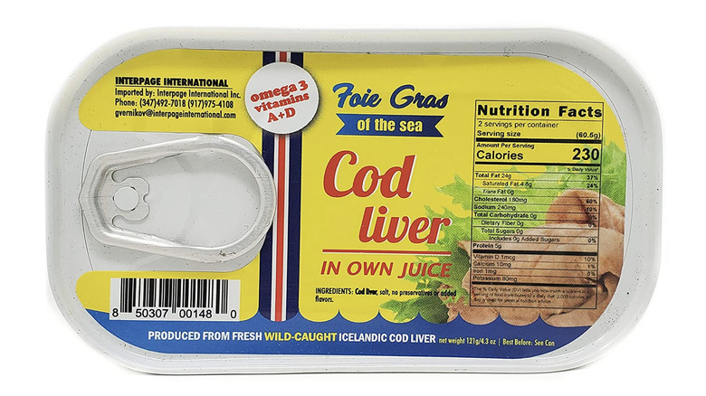 can of icelandic cod liver