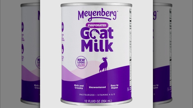 can of evaporated goat milk