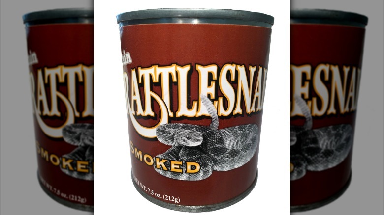 can of smoked rattlesnake