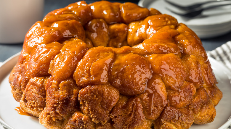 monkey bread on plate