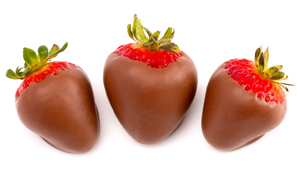 chocolate-covered strawberries