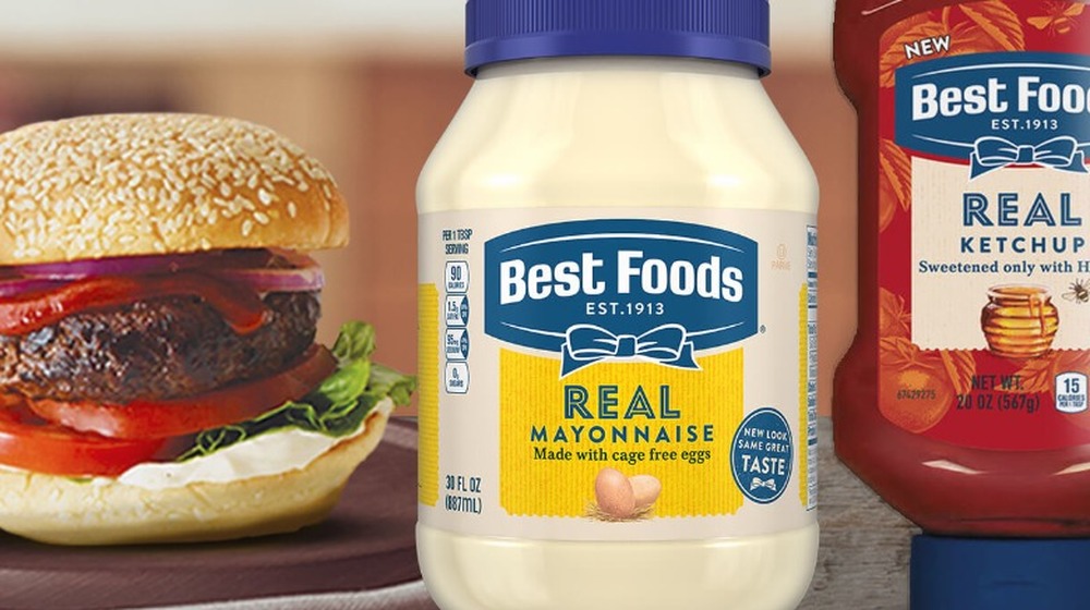 Best Foods mayo and ketchup