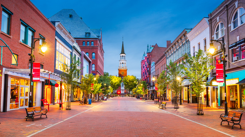 Church Street in Burlington, VT