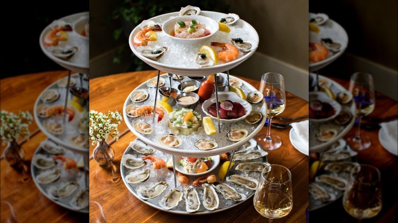 Seafood tower at The Ordinary