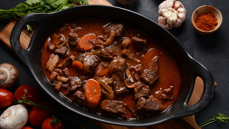 beef braise with carrots