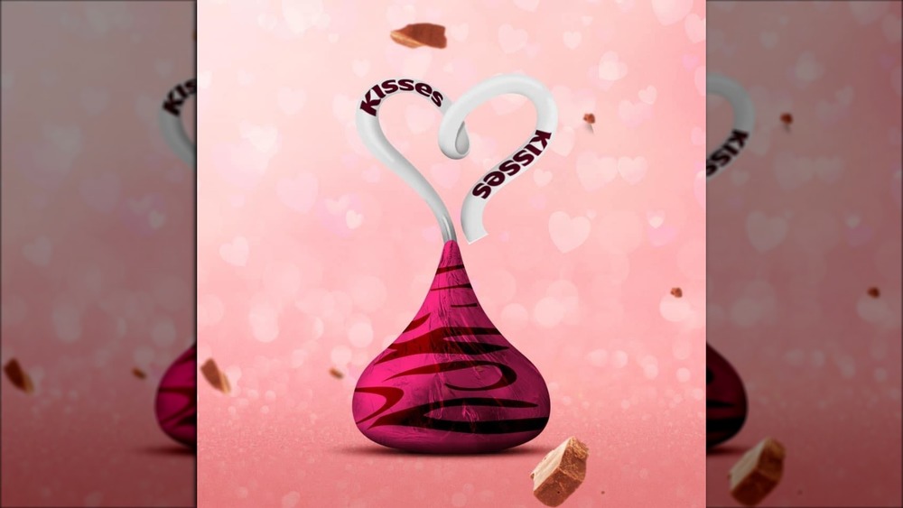 Hershey's Kisses on Valentine's Day