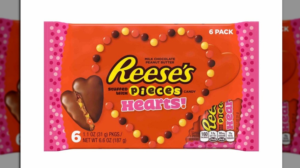 Reese's Valentine's Day Hearts stuffed with Pieces 