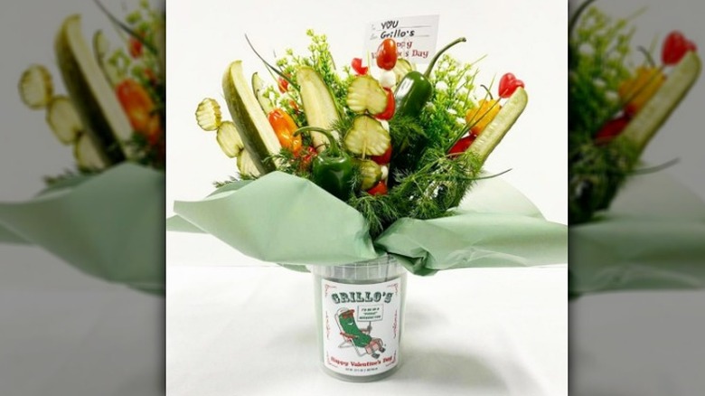 Grillo's pickle bouquet