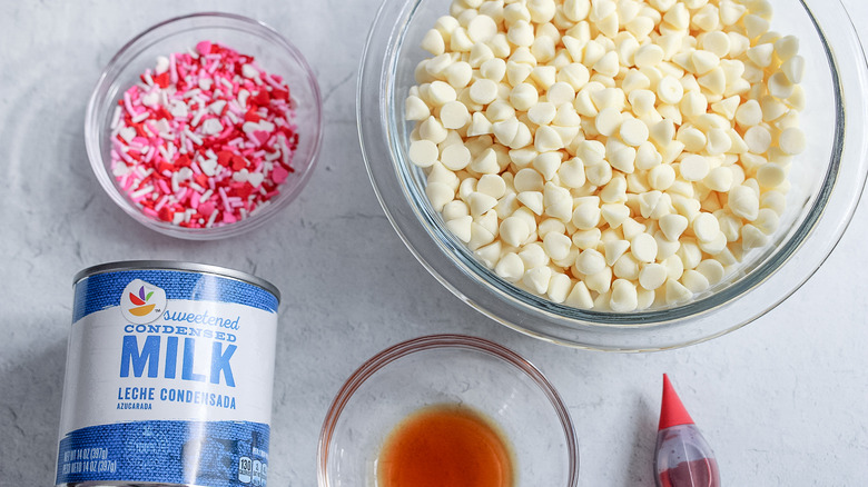 valentine's day fudge ingredients