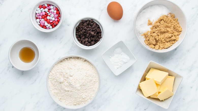 valentine's day m&ms cookies ingredients 