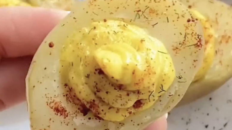 vegan deviled eggs