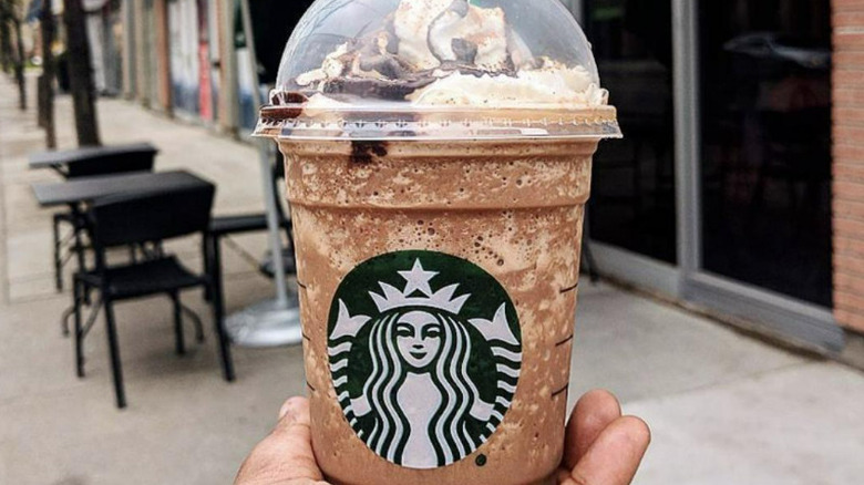 Ferrero Rocher Frappuccino from starbucks