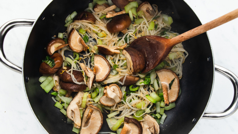 veggies in a pan 