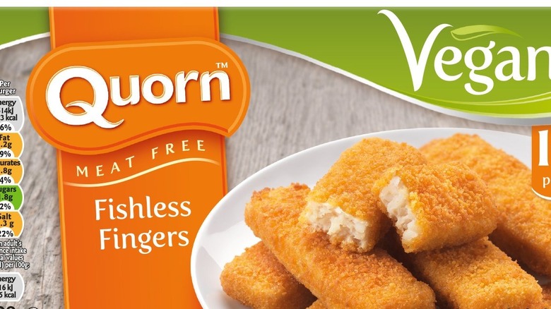 Box of Quorn fish fingers