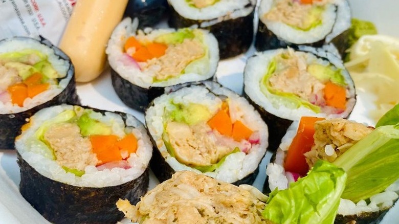 Jackfruit Crab Sushi 