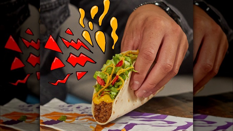 Taco Bell Loaded Nacho Taco