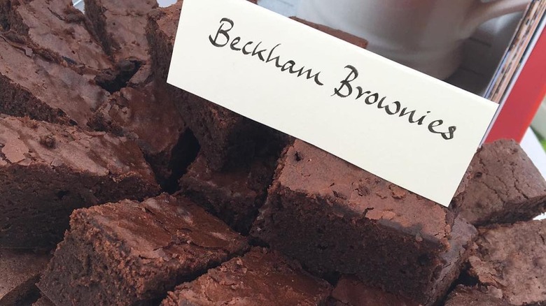 Victoria Beckham's homemade brownies