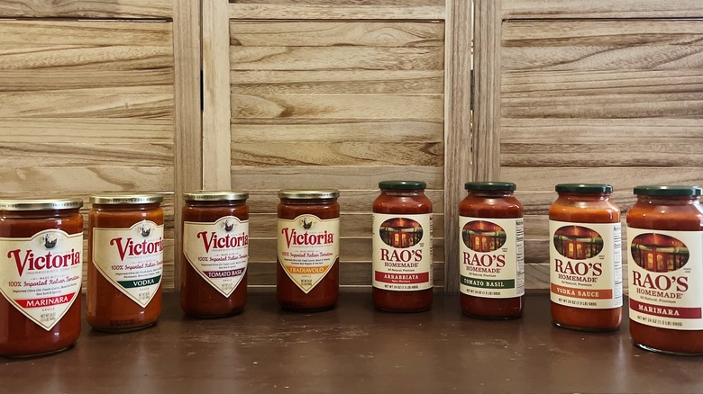 rao's and victoria pasta sauces