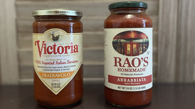 victoria and rao's sauce jars