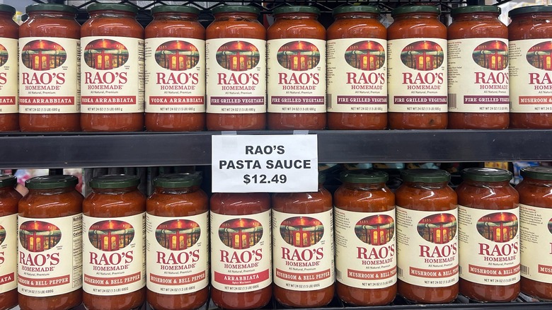 rao's pasta sauce price tag