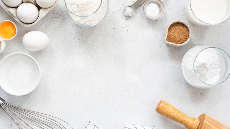 pie ingredients on counter