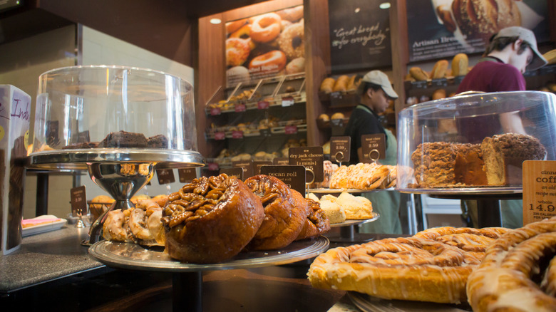 Panera Bread pastry counter