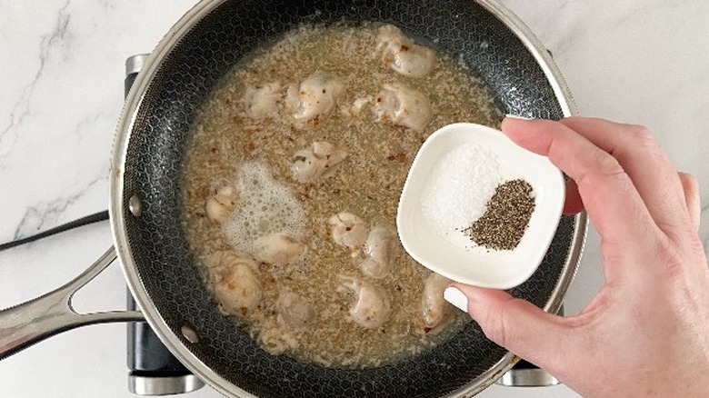 cooking oyster stew